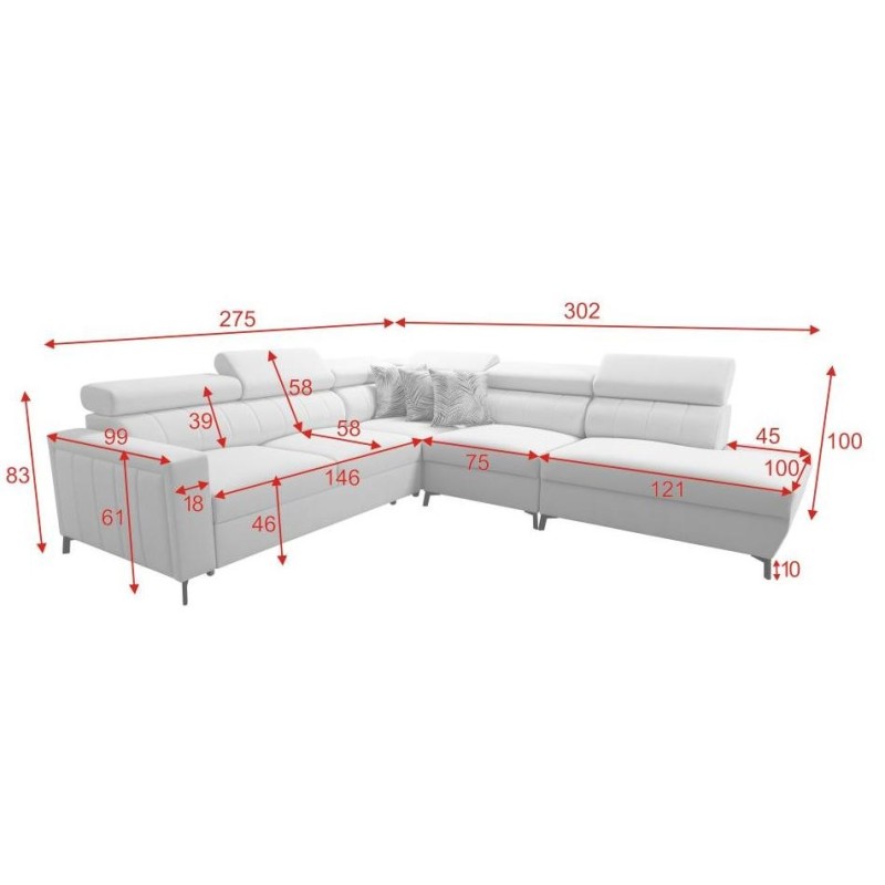Narożnik Hestia VIII 275x302