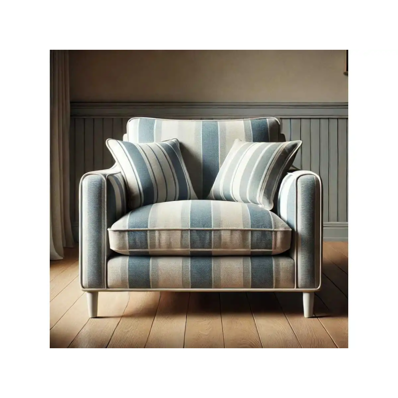 stylowy fotel w pasy loara 