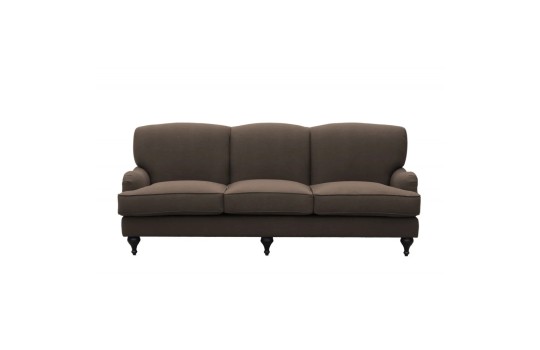 brązowa klasyczna sofa Sari 