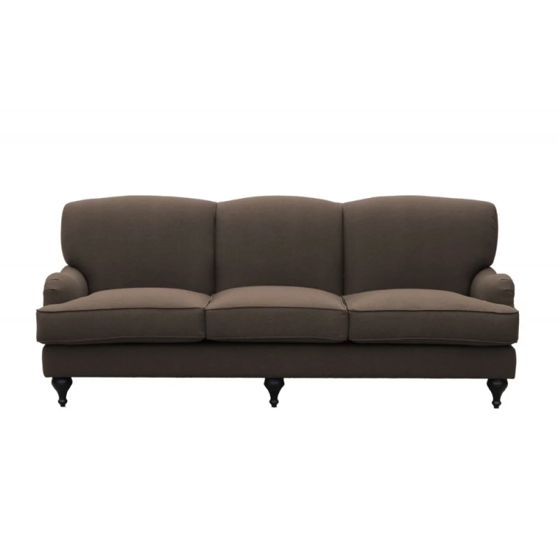 brązowa klasyczna sofa Sari 