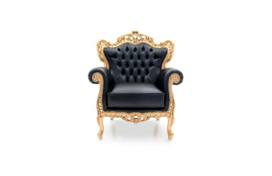 fotel w stylu rococo