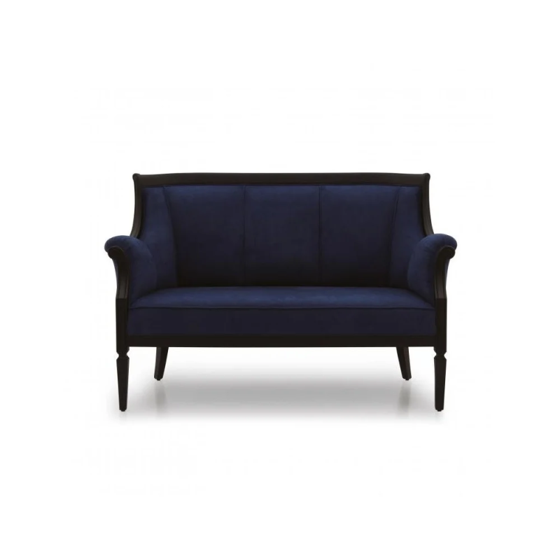 granatowa sofa 