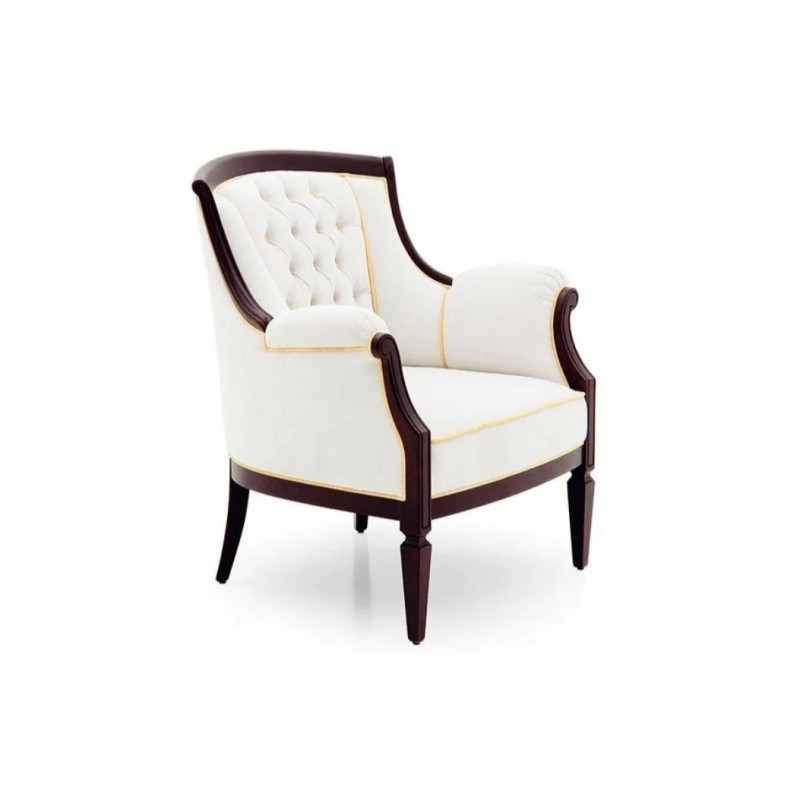 Pikowany fotel Kornelia 81 cm 