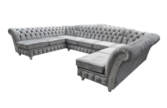 Narożnik Chesterfield U - na wymiar Narożnik Chesterfield U - na wymiar