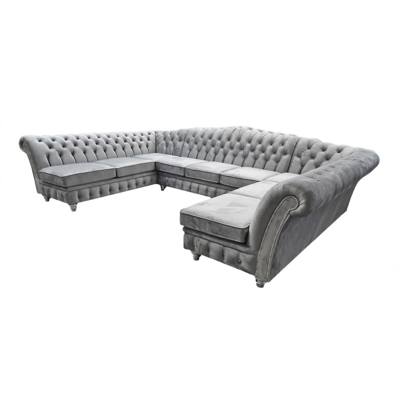 Narożnik Chesterfield U - na wymiar Narożnik Chesterfield U - na wymiar