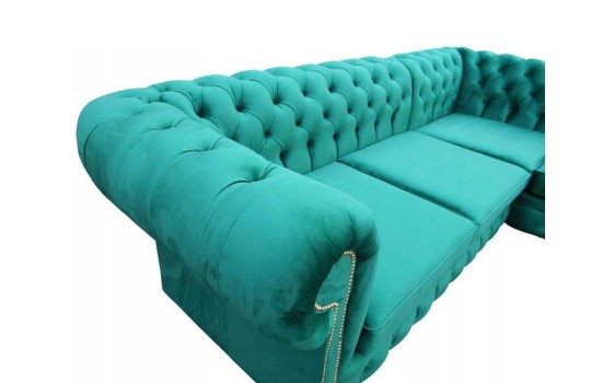 Oparcie naroznika Chesterfield Oliwer