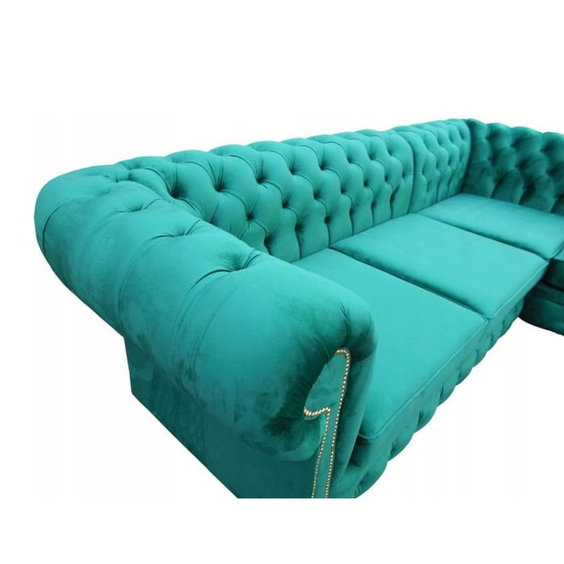 Oparcie naroznika Chesterfield Oliwer