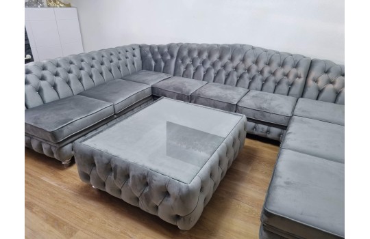 Narożnik Chesterfield Lux U 2 - na wymiar Narożnik Chesterfield Lux U 2 - na wymiar
