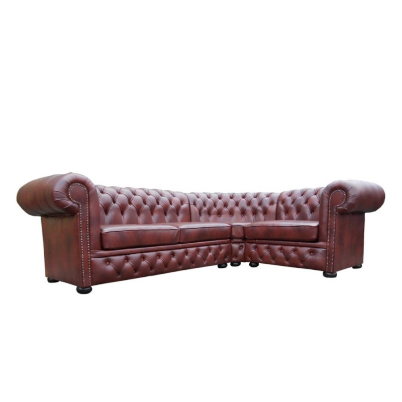 Skórzany narożnik Chesterfield Gaja Skórzany narożnik Chesterfield Gaja