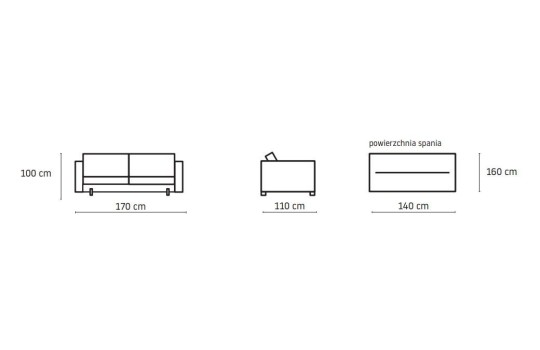 Sofa Kenzo 2 osobowa 