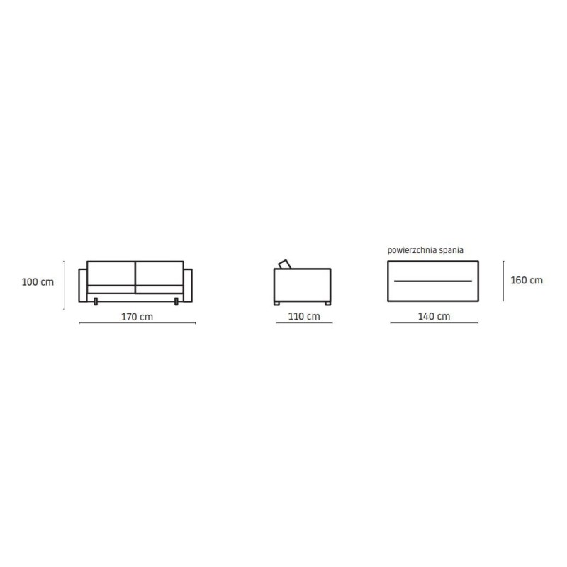 Sofa Kenzo 2 osobowa 