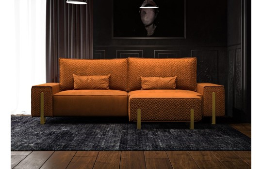 Nowoczesna Sofa Kenzo 3 z poduchami z pierza 