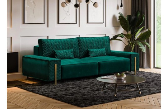 Nowoczesna Sofa Kenzo 3 z poduchami z pierza 