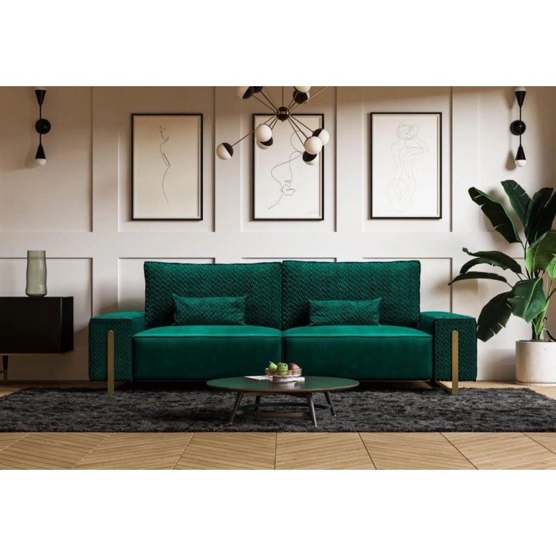 Nowoczesna Sofa Kenzo 3 z poduchami z pierza 