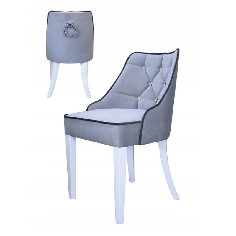 Krzesło tapicerowane z kołatką K864