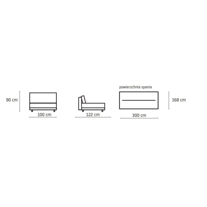 sofa 300 cm z dużą funkcją spania sofa 300 cm z dużą funkcją spania