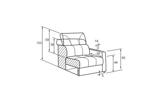 Kanapa narożna rozkładana Siros 1 ( 272 x 243 cm )