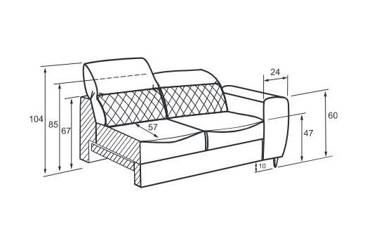 Wygodny narożnik Pardis 261x221 cm 