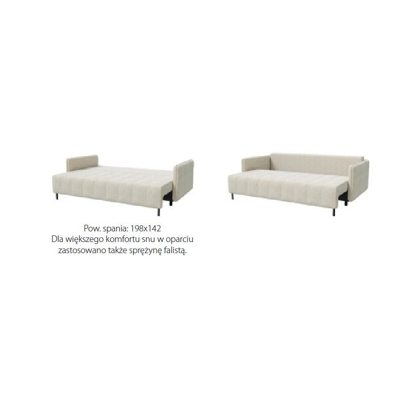 Sofa z funkcją spania Komidi 221 cm 
