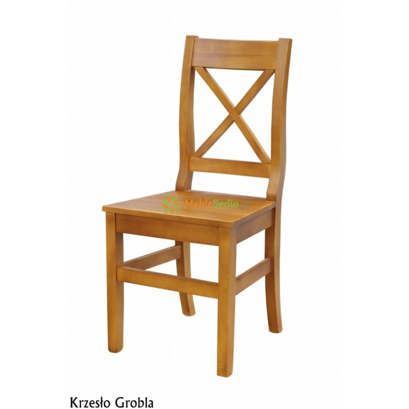 Krzesło z drewna Grobla 