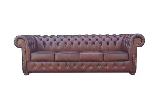 Sofa Chesterfield z głębokim pikowaniem Noble