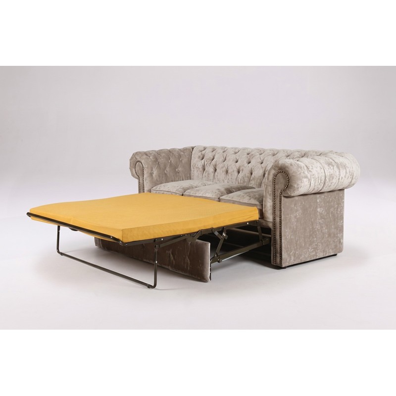 Sofa Noble w wersji do spania z rozłożonym materacem Sofa Noble w wersji do spania z rozłożonym materacem