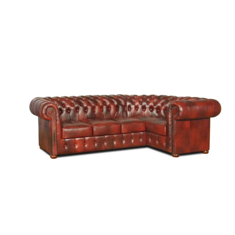 Narożnik pikowany Chesterfield Noble