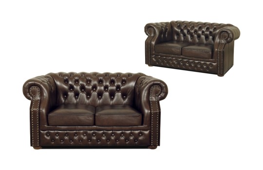 Skórzana dwuosobowa sofa Lukas