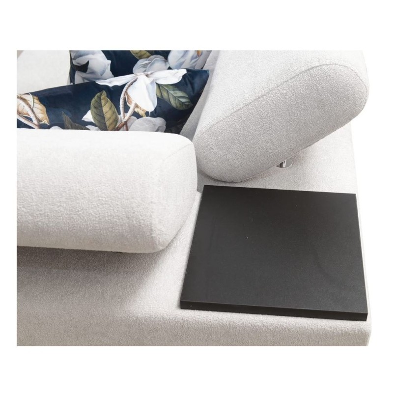 sofa z drewnianą półką Moreno 