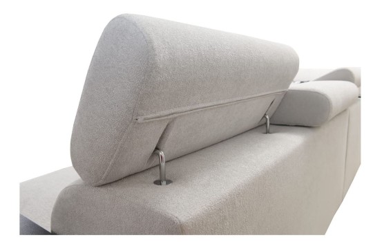 narożnik z wysokim oparciem pod głowę 