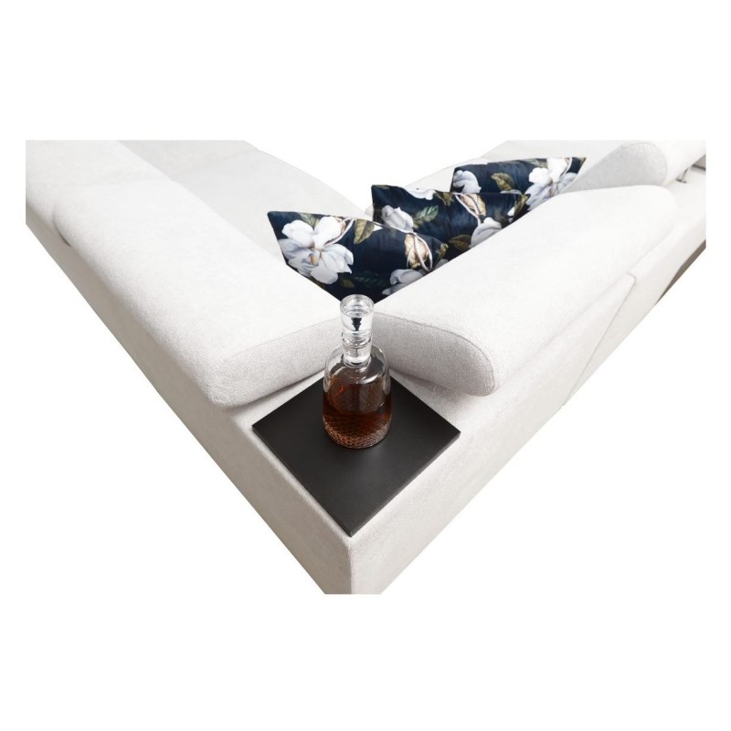 narożnik Moreno z drewnianymi elementami 