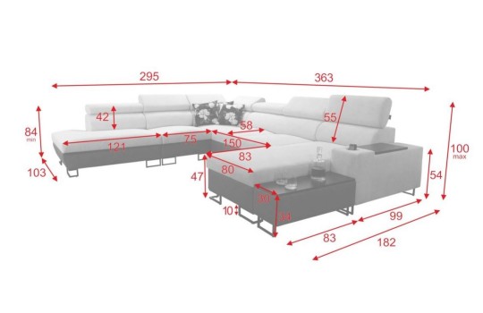sofa narożna do dużego salonu sofa narożna do dużego salonu