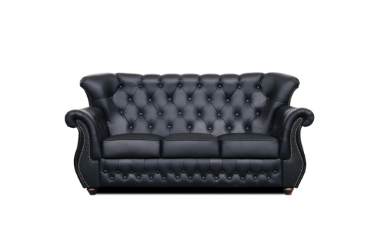 Trzyosobowa pikowana sofa Chesterfield James 