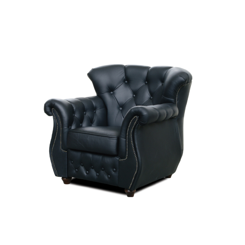 Fotel Chesterfield z wysokiem oparciem James