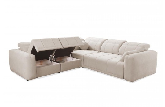 sofa z dwoma pojemnikami 