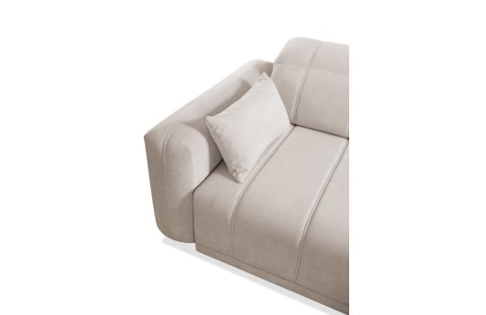 narożnik z eleganckimi przeszyciami 