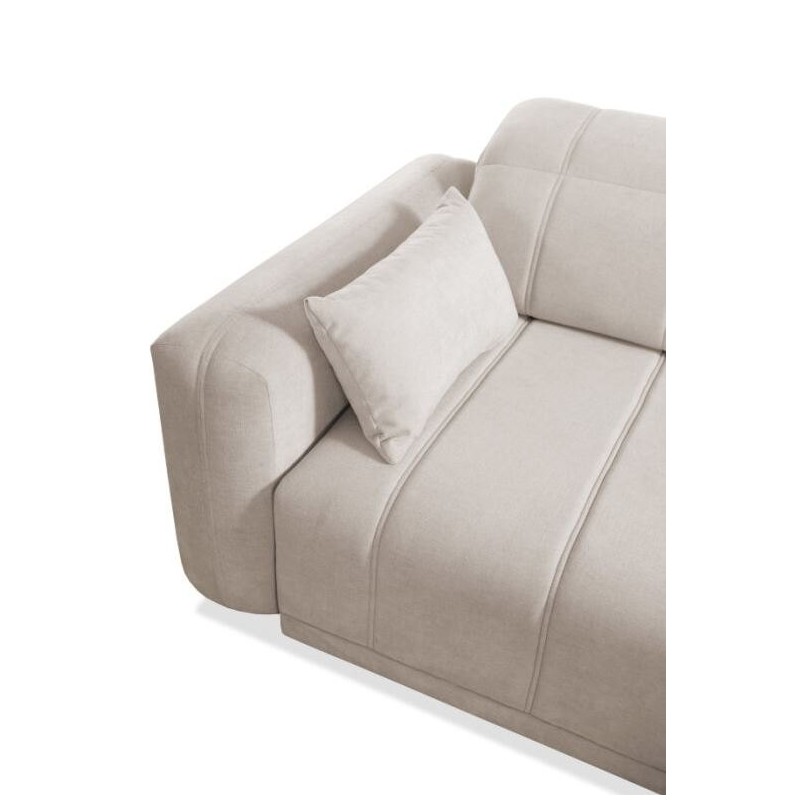 narożnik z eleganckimi przeszyciami 