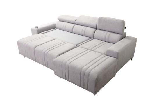 narożnik z nowoczesną funkcją spania 