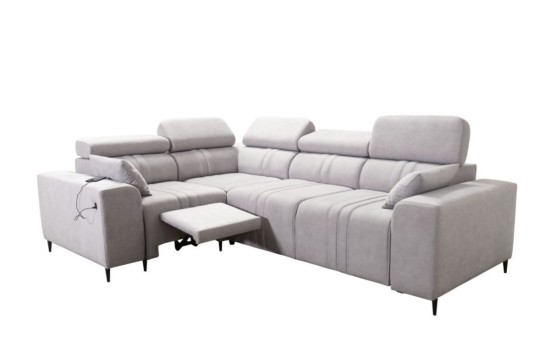 kanapa narożna z funkcją relaks 