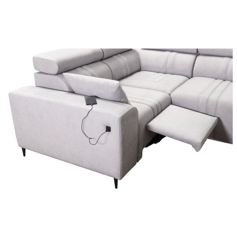 narożnik z wyjmowanym podnóżkiem 