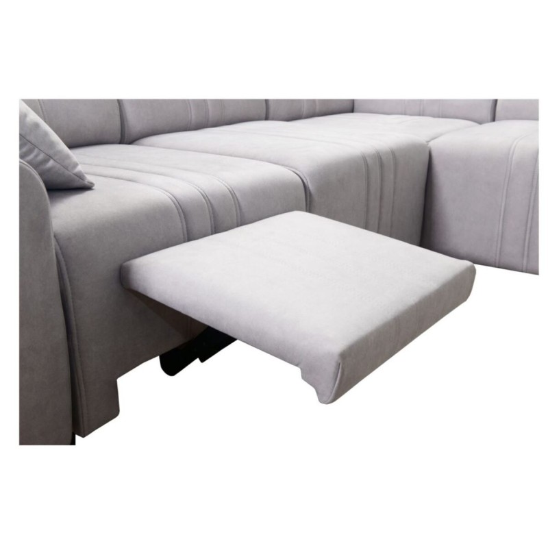 narożnik z manualnym podnóżkiem 