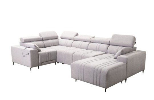 narożnik z funkcją spania dla gości 