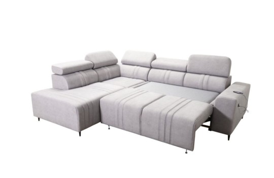 sofa narożna rozkładana dla gości 