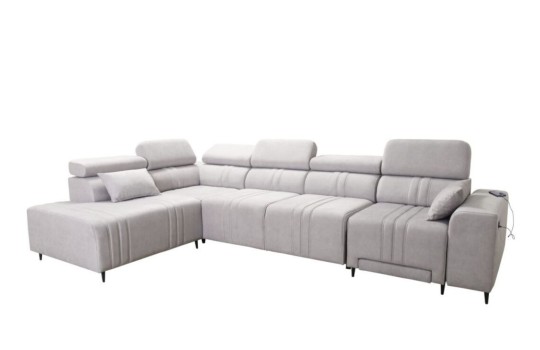 narożnik w łatwej do czyszczenia tkaninie 