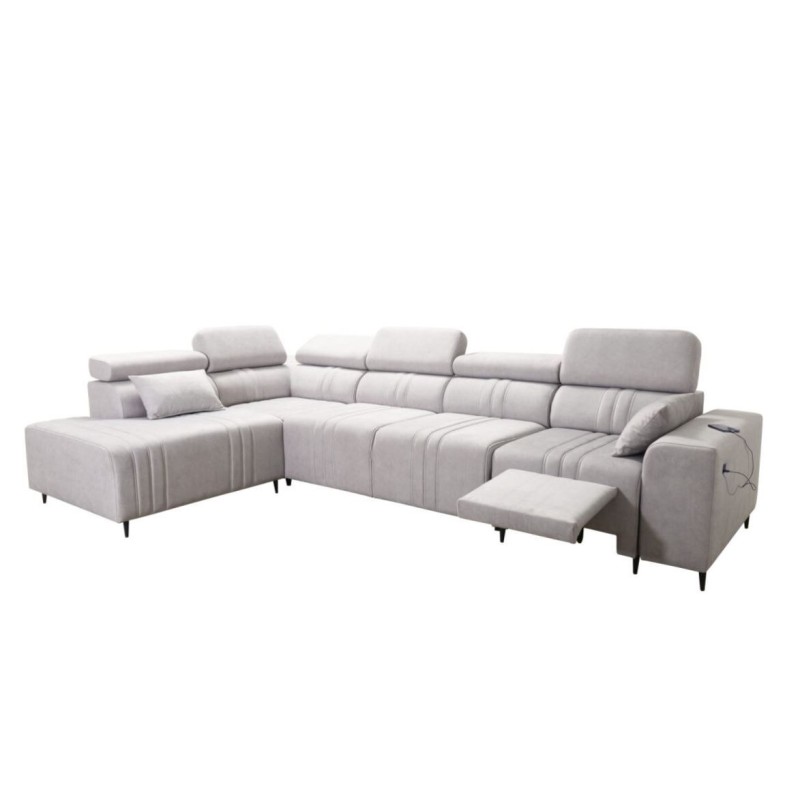 narożnik Ditro z wygodnym podnóżkiem 