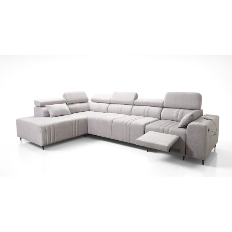 sofa z funkcją relaks podnóżka 