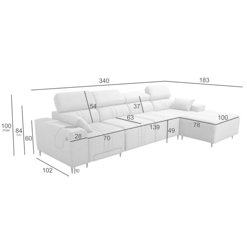 stylowa sofa ditro 