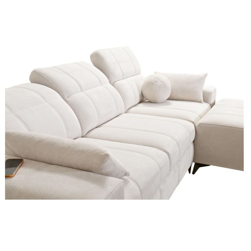 beżowy narożnik do salonu 