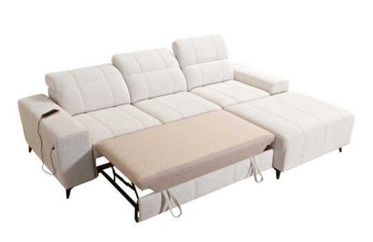 narożnik z wysuwaną funkcją spania 