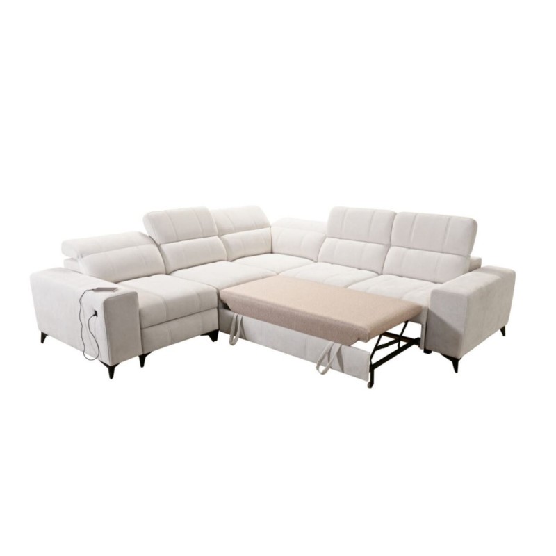 narożnik z funkcją spania dla gości 